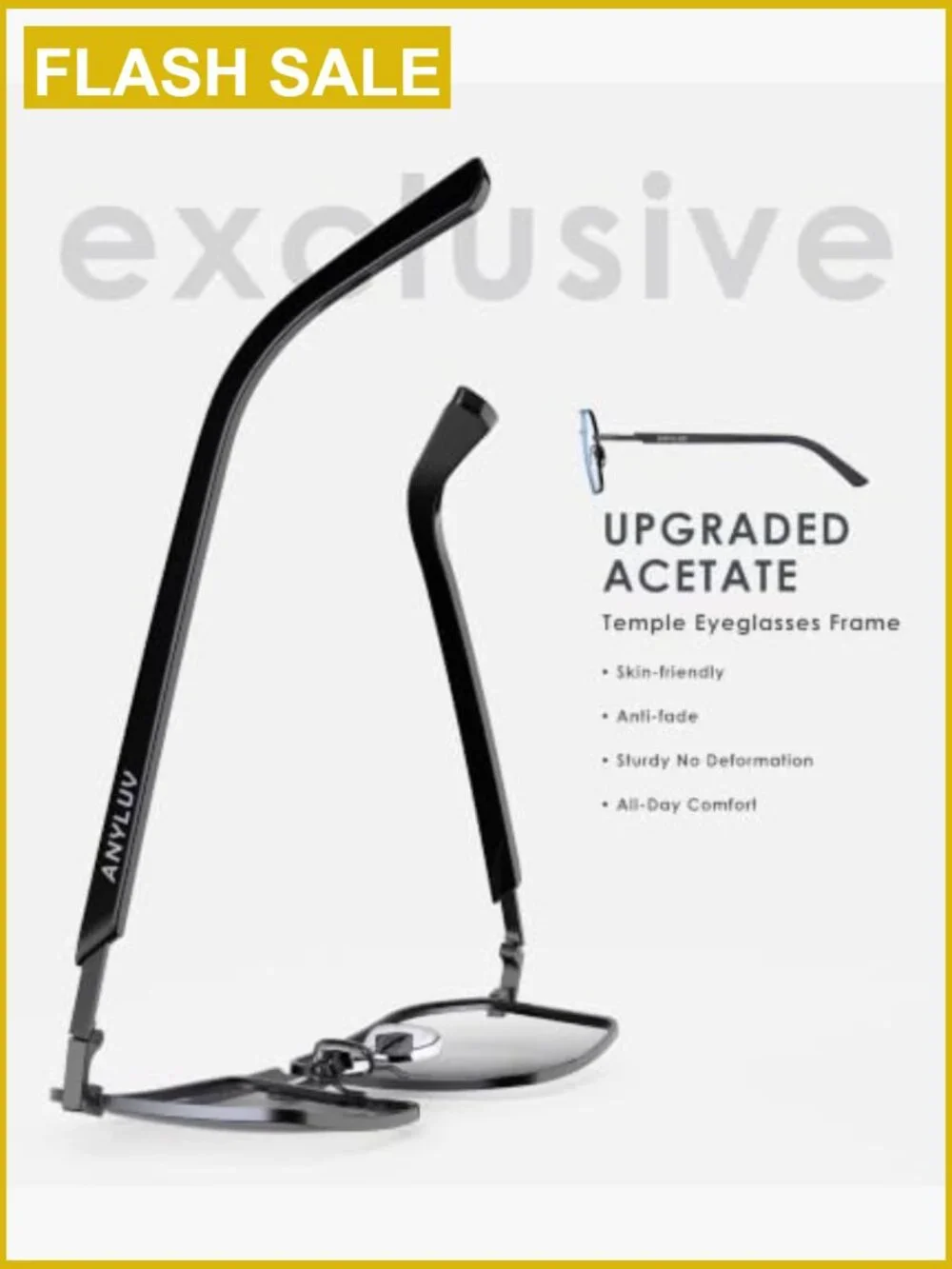 Blue Light Blocking Glasses, Computer Screen Eye Protection, Square Metal Frame